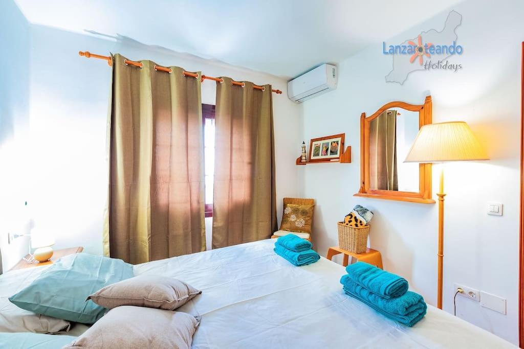 Casita El Faro En Playa Bastian Aircon In The Bedrooms Vv コスタ・テギセ エクステリア 写真