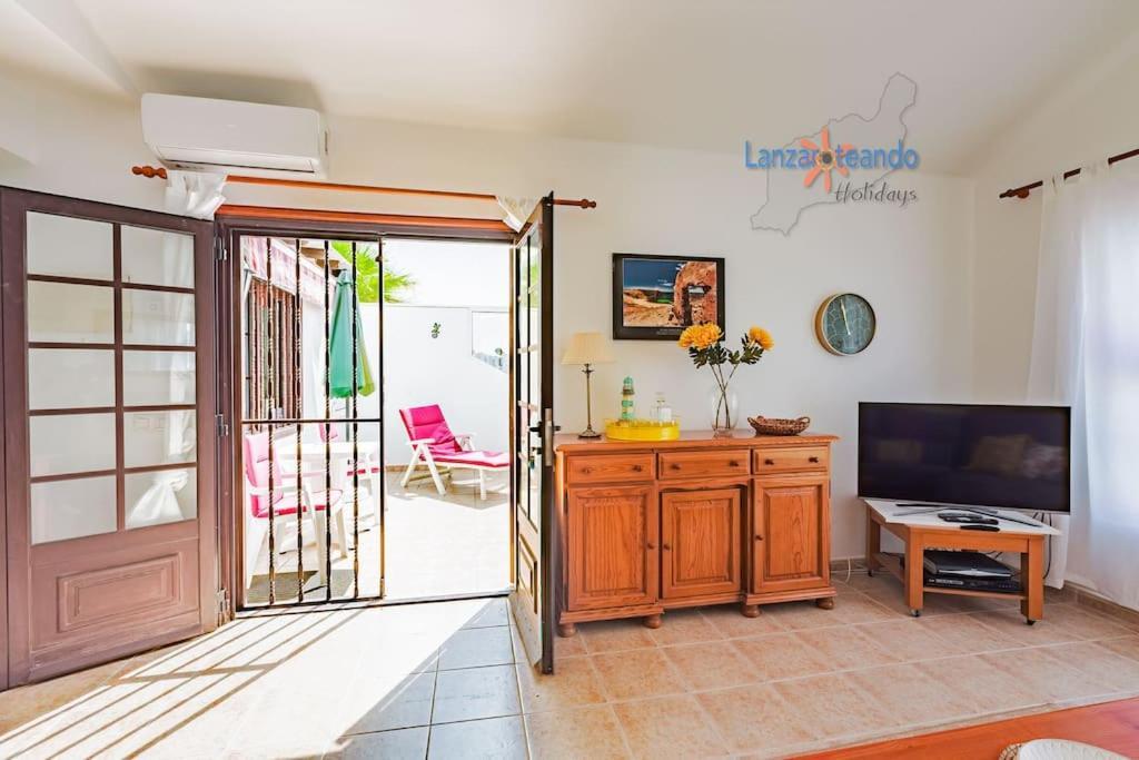 Casita El Faro En Playa Bastian Aircon In The Bedrooms Vv コスタ・テギセ エクステリア 写真